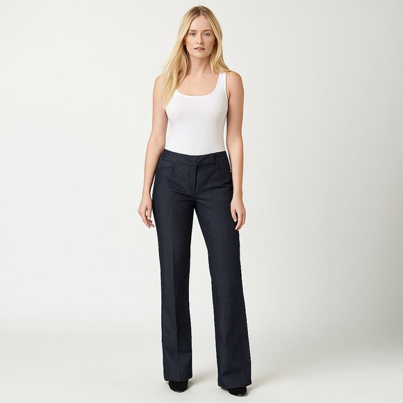 NWT Rafaella Tapered Leg Dress Pants Classic Fit Indigo 6P #A0449 TRB3 - Picture 1 of 9